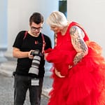Curvy Fotowalk Deutschland BTS Model & Fotograf