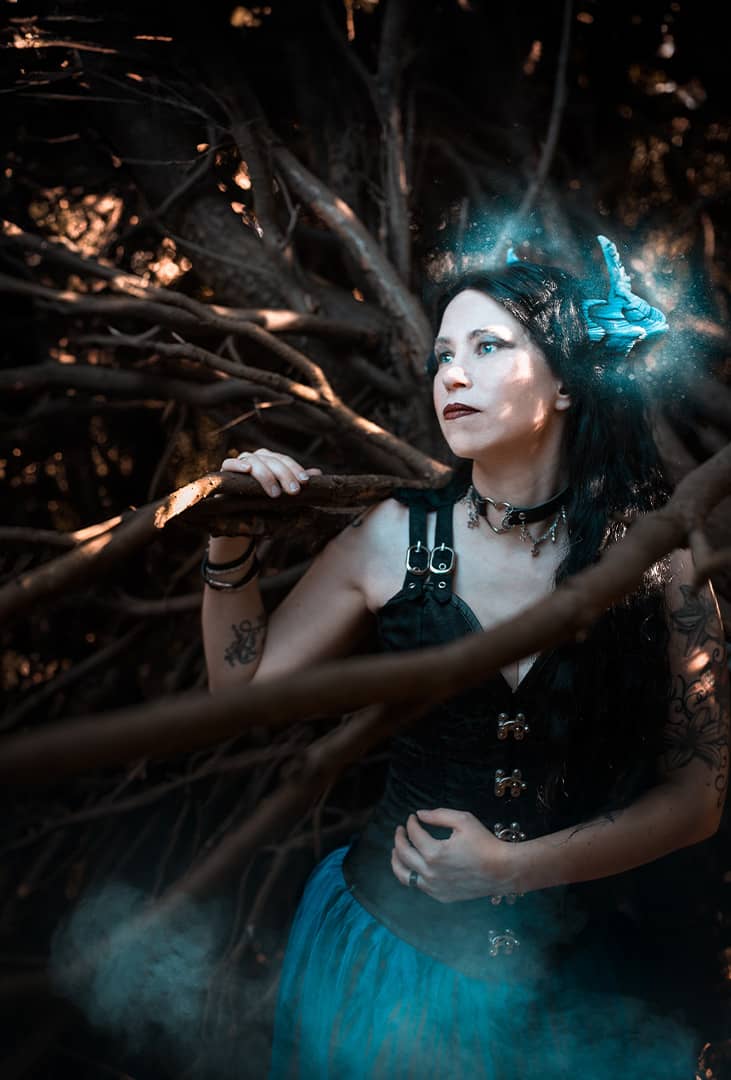 Fantasy fotografie Demon bokehliebe fotografie Bokehliebe Fotografie Tanja Duncan Portrait Fantasy