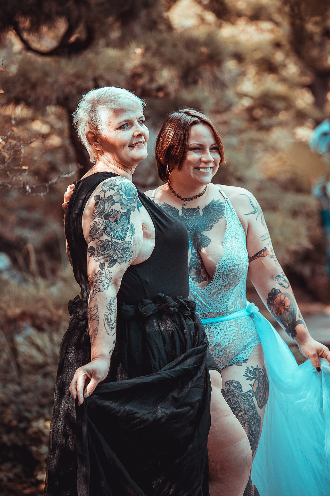 Jenny und Doro auf dem Curvy Fotowalk in Bonn