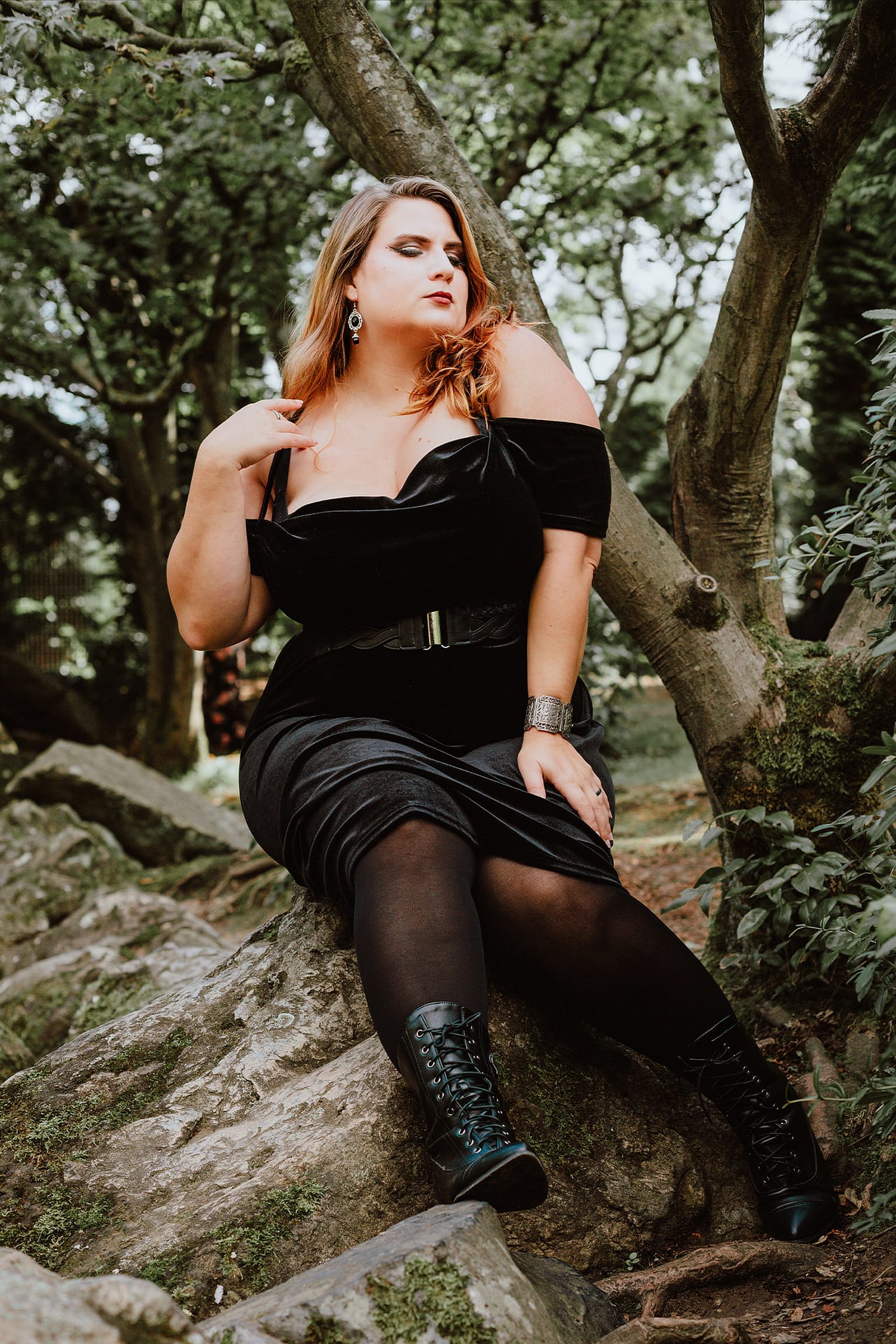 Jasmin auf dem Plussize Fotowalk in Bonn
