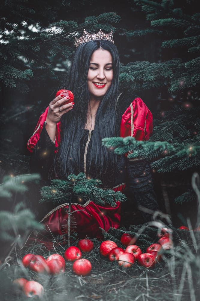 bokehliebe fotografie beforeafter schneewittchen Bokehliebe Fotografie Tanja Duncan Portrait Fantasy